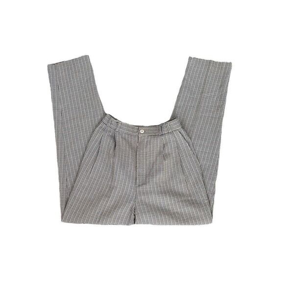 Worthington Beige Houndstooth Dress Pants Trouser Size 4 High Rise Stretch USA - Picture 3 of 9